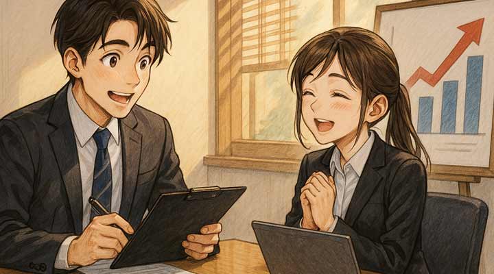 企業採用ページの「若手の声」