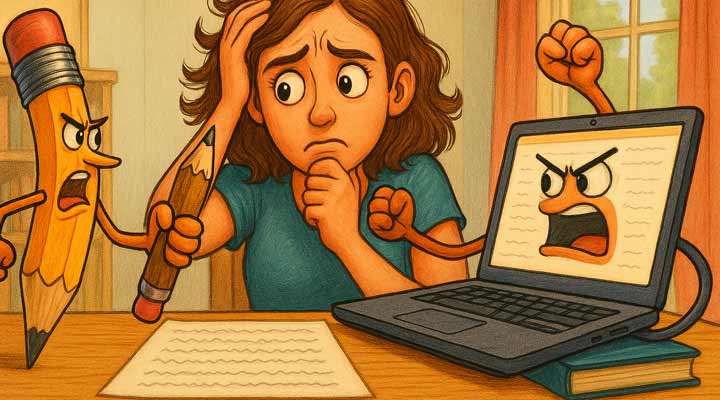 手書き派？ワープロ派？執筆スタイル診断