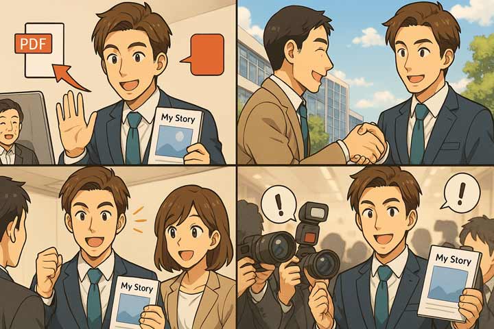 ランディング｜ショート自分史