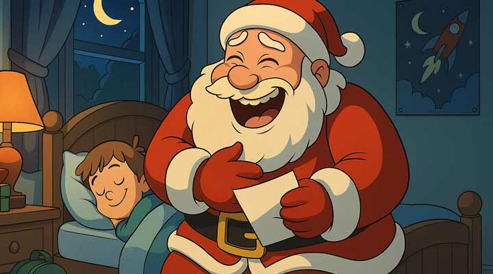 クリスマスの朝、笑いと涙で目覚めた──靴下に届いたおかしな手紙