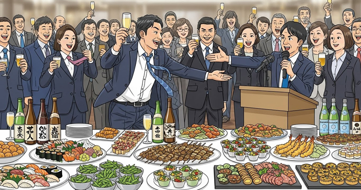 忘年会スピーチの正解｜来賓・規模別で迷わない乾杯挨拶の思考法と成功パターン